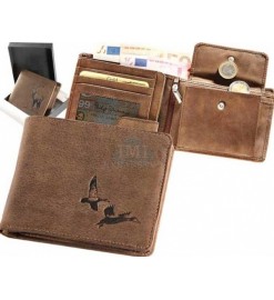 Peňaženka kožená - Kačice