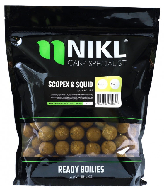 Boilies NIKL Scopex & Squid