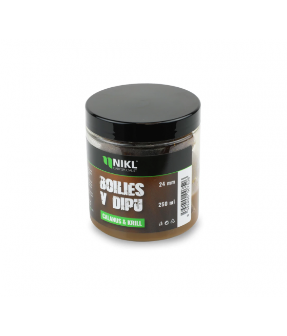 Boilies v dipe NIKL Calanus...