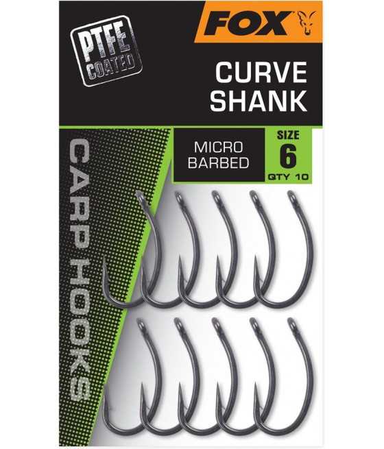 Háčiky FOX Curve Shank 10ks