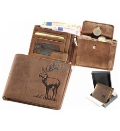 Peňaženka kožená - Jeleň